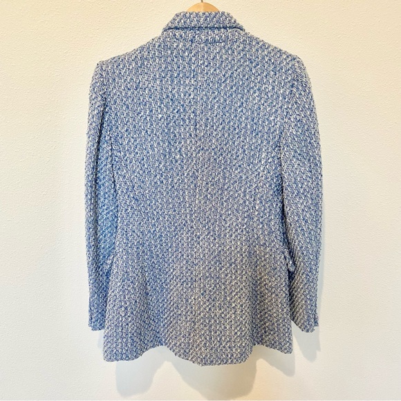 NWT Zara Double Breasted Textured Weave Blazer S - Picture 14 of 16